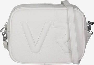 Borsa a tracolla 'Borsa a Tracolla Donna Pelle Virginia Rhinè Zip' di Virginia Rhinè in bianco: frontale