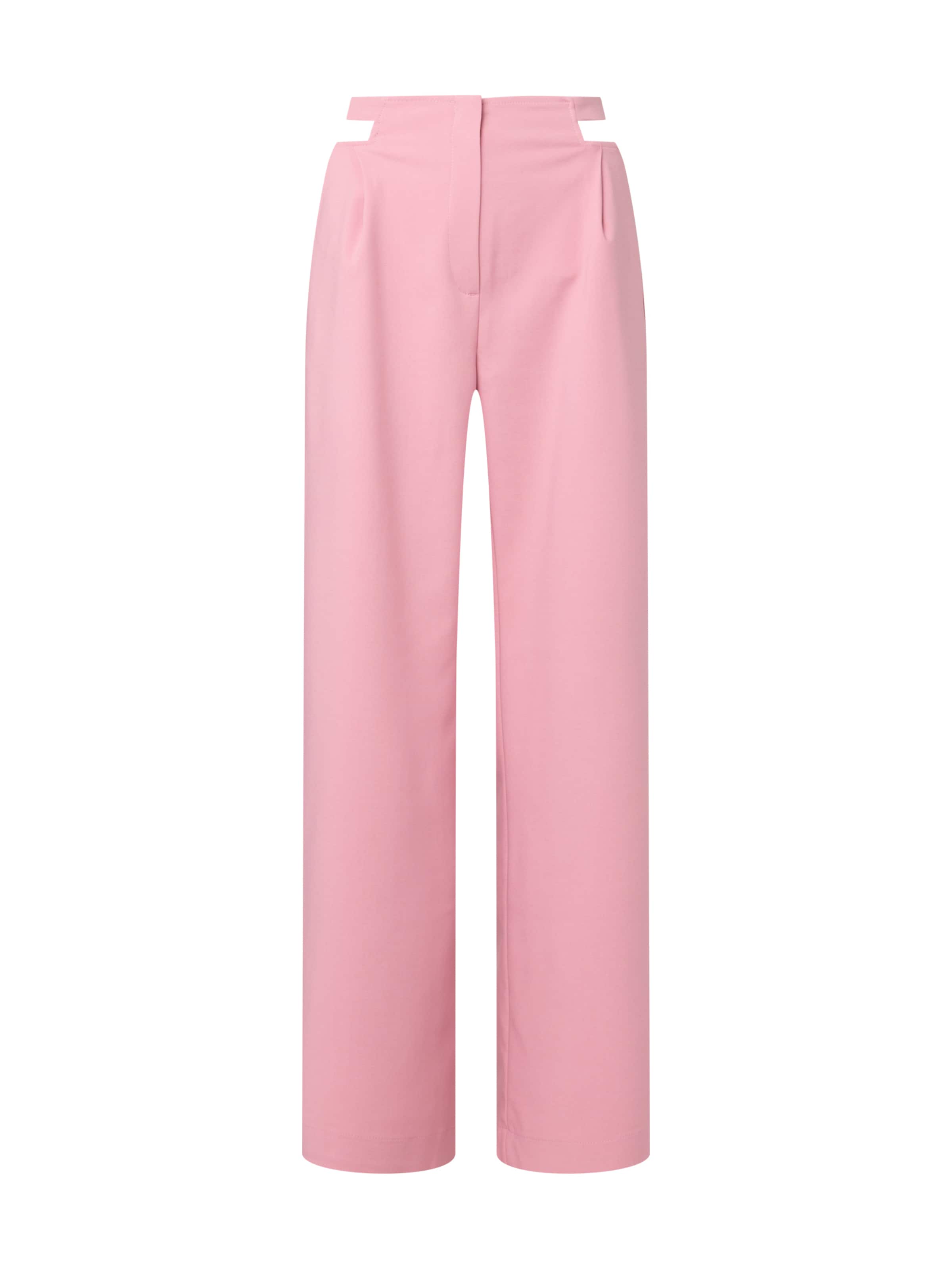 Wide leg Pantaloni cutați 'Laurella' de la Laurella pe roz: față