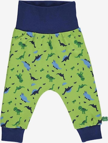 Effilé Pantalon Fred's World by GREEN COTTON en vert : devant