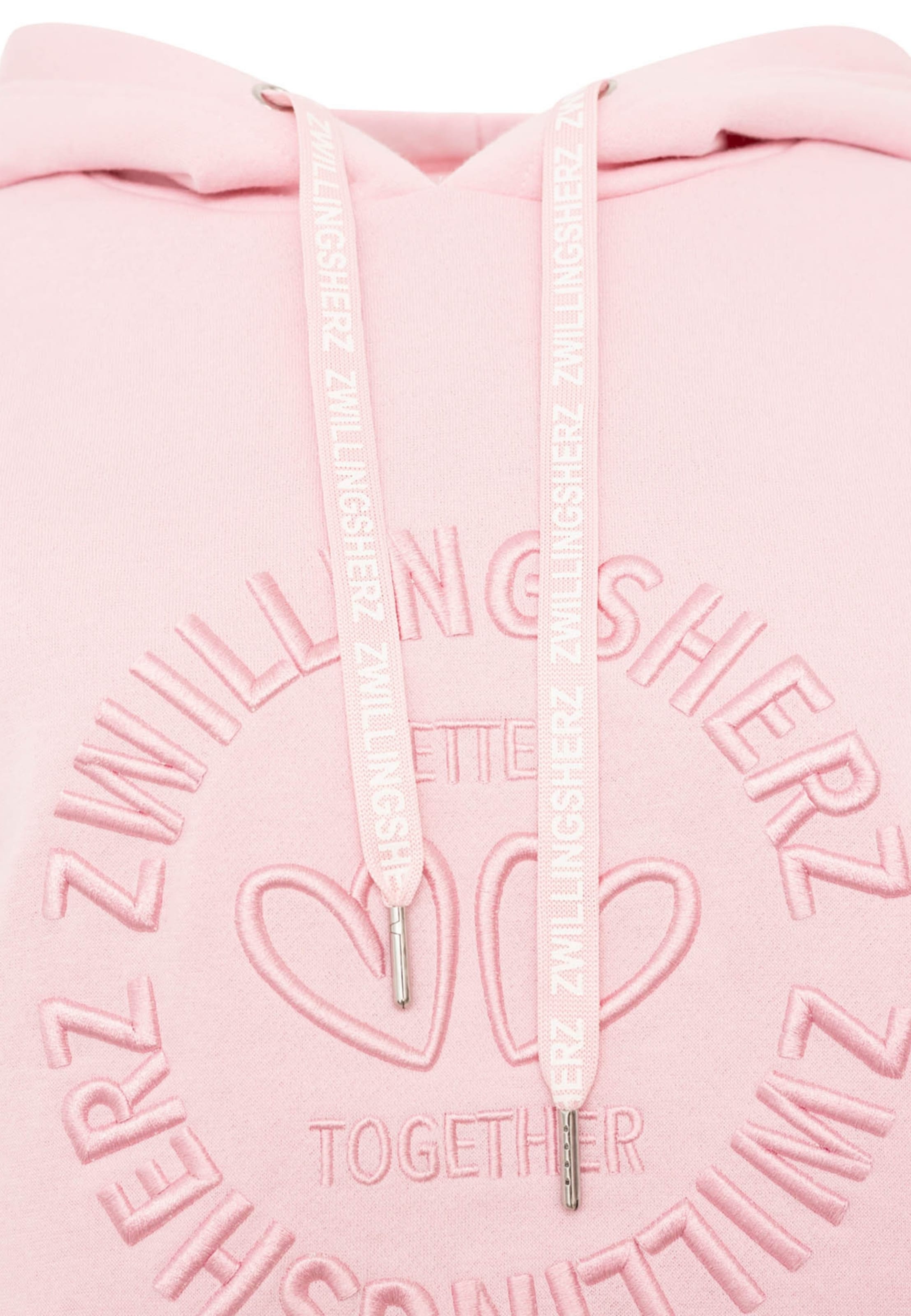 Zwillingsherz Sweatshirt in Roze