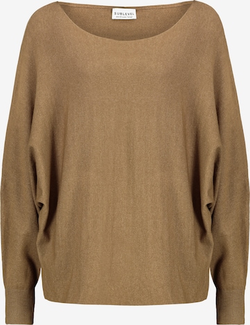 Sublevel Sweater in Brown: front