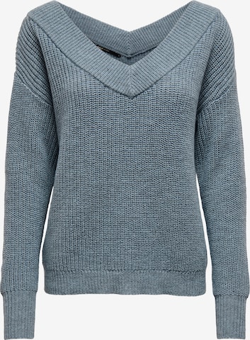 ONLY Sweater 'Melton' in Blue: front