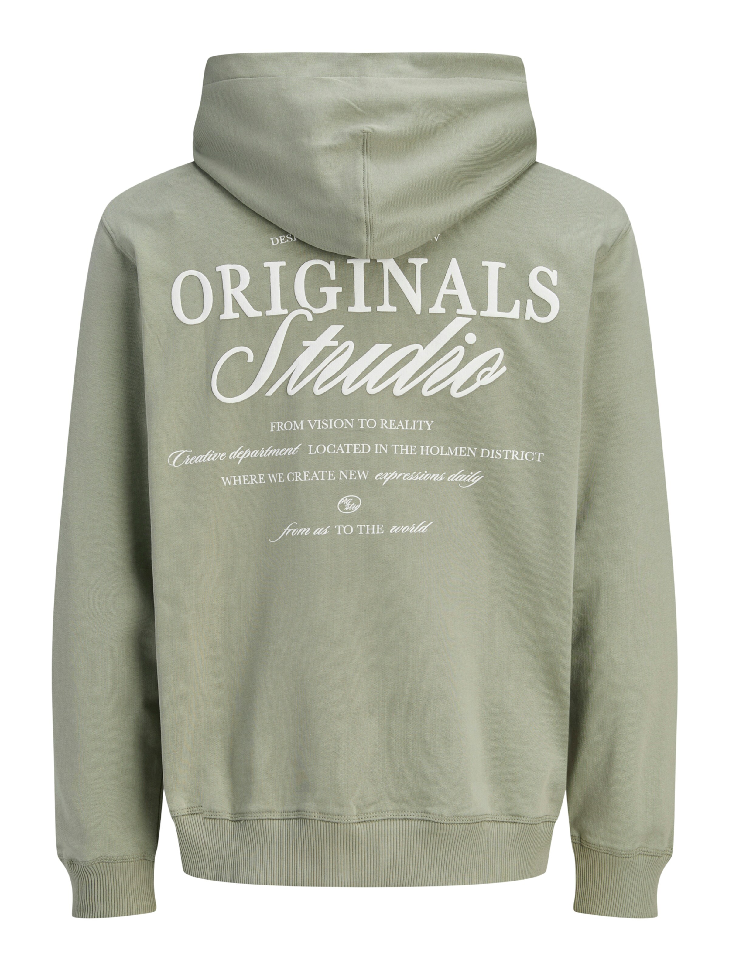 JACK & JONES Sweatshirt 'JORNORREBRO' i grön