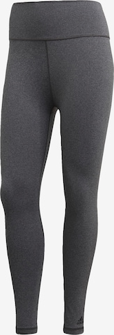 ADIDAS SPORTSWEAR Skinny Workout Pants in Grey
