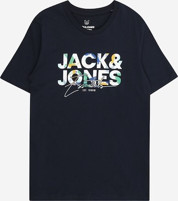 Jack & Jones Junior - Camisola 'JJGEPLAS' em azul: frente