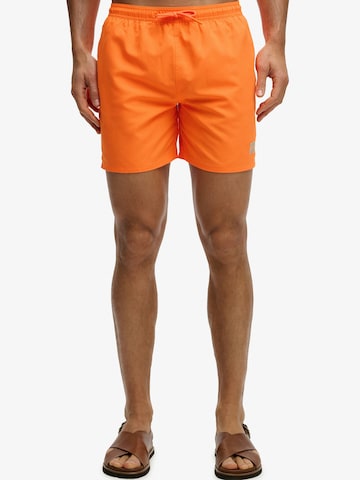 Superdry & Co Rövid fürdőnadrágok 'ESSENTIAL' - narancs: elől
