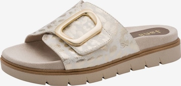 Mule JANA en blanc : devant