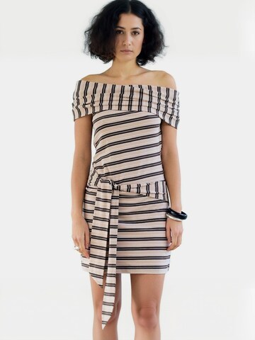 Résumé - Vestido ' NatashaRS ' en marrón: frente