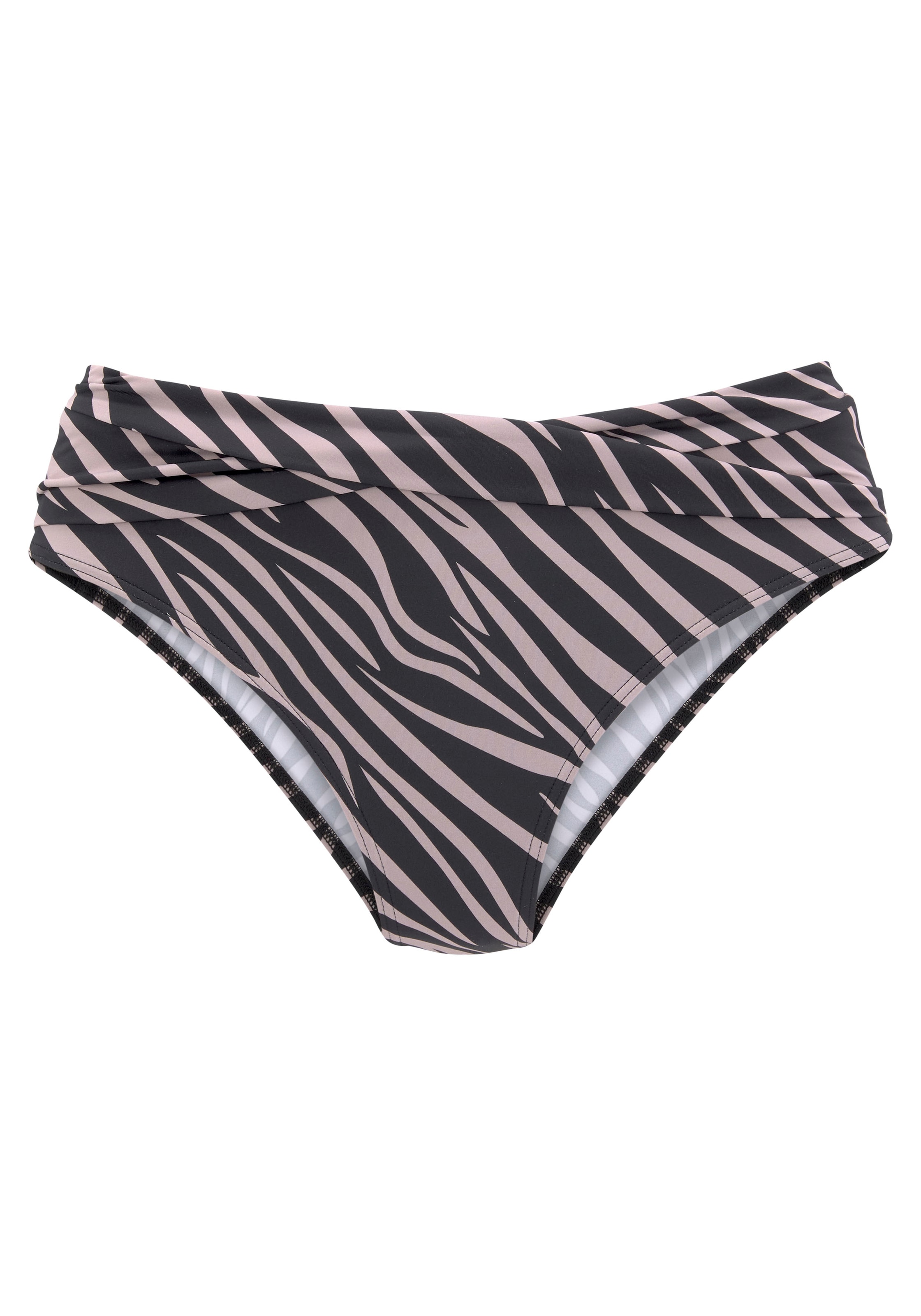 LASCANA Долнище на бански тип бикини 'Kaa' в черно: отпред