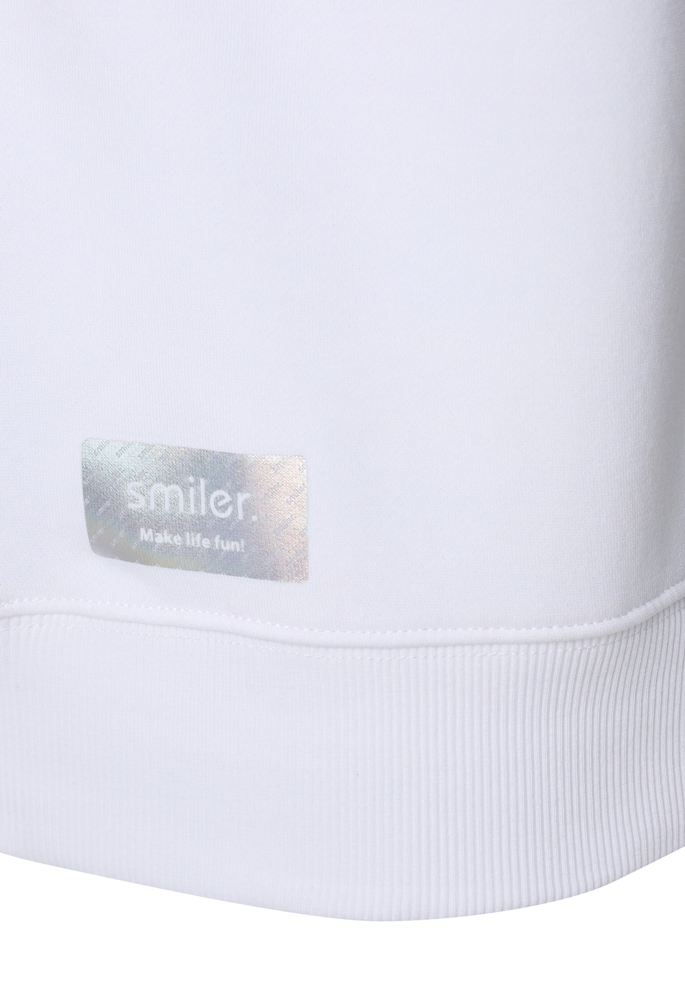 smiler. Pullover 'Cuddle' in Weiß