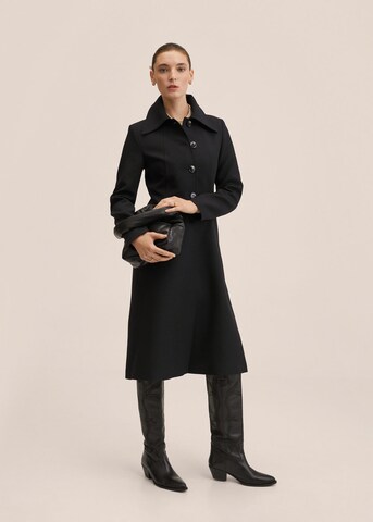 MANGO Between-Seasons Coat 'Manila' in Black