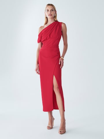 BWLDR - Vestido de festa 'Rhodia' em vermelho