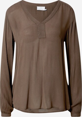 Kaffe Blouse 'Amber' in Brown: front