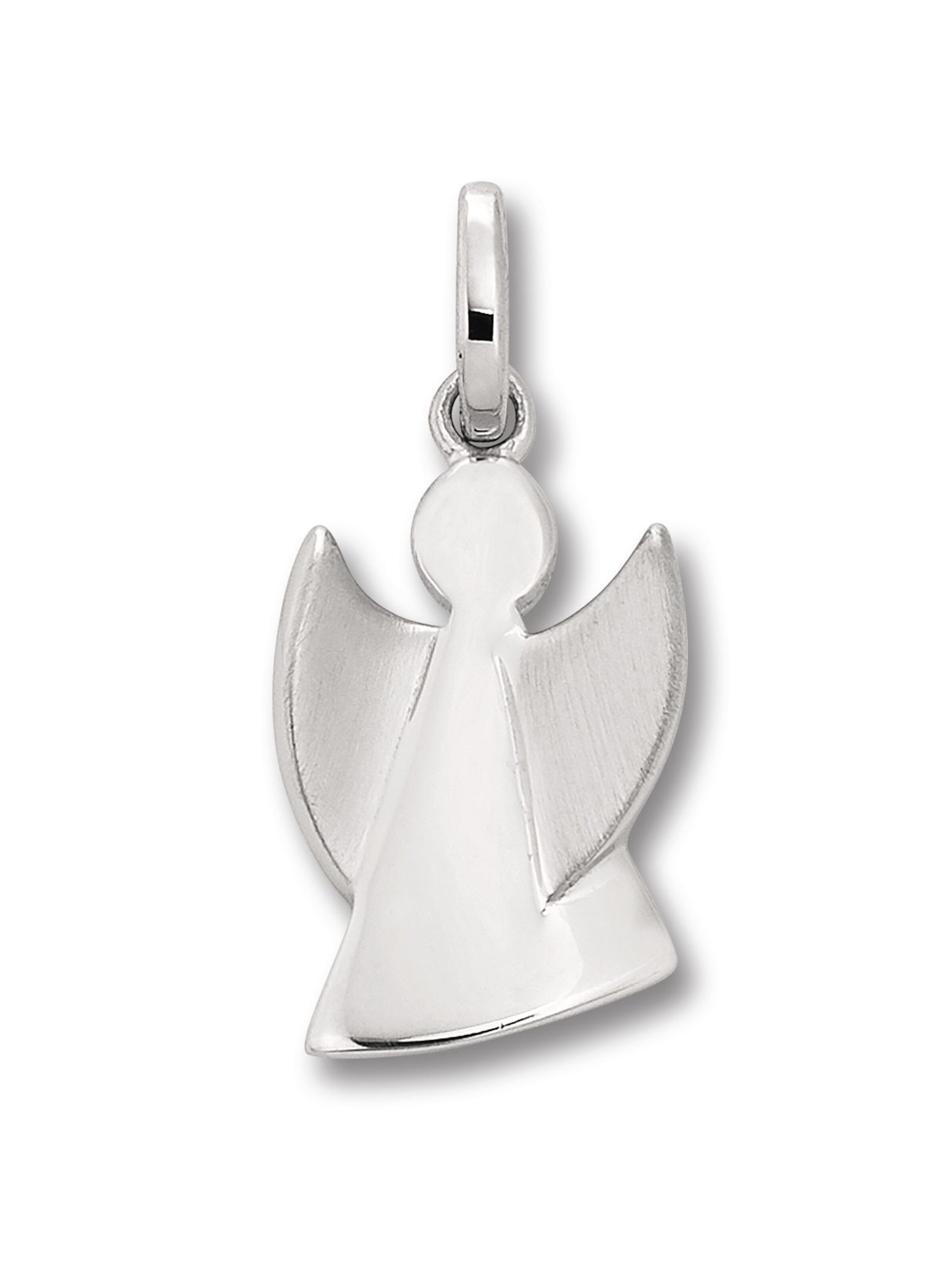 ONE ELEMENT Anhänger 'Engel' in Silber: Vorderseite