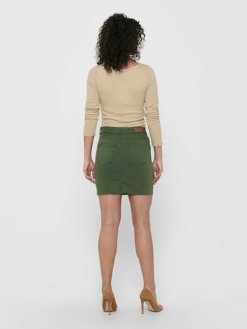 ONLY - Falda 'FAN' en verde