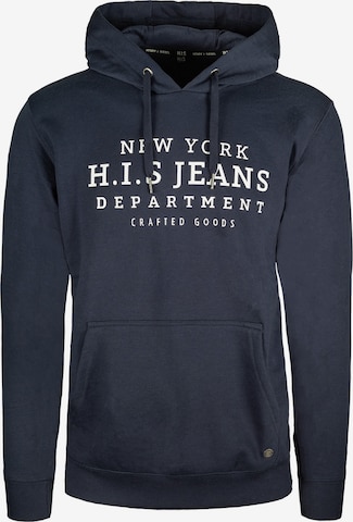 H.I.S Sweatshirt in Blauw: voorkant