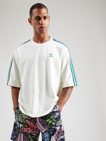ADIDAS ORIGINALS Koszulka 'Adicolor' w kolorze biały: przód