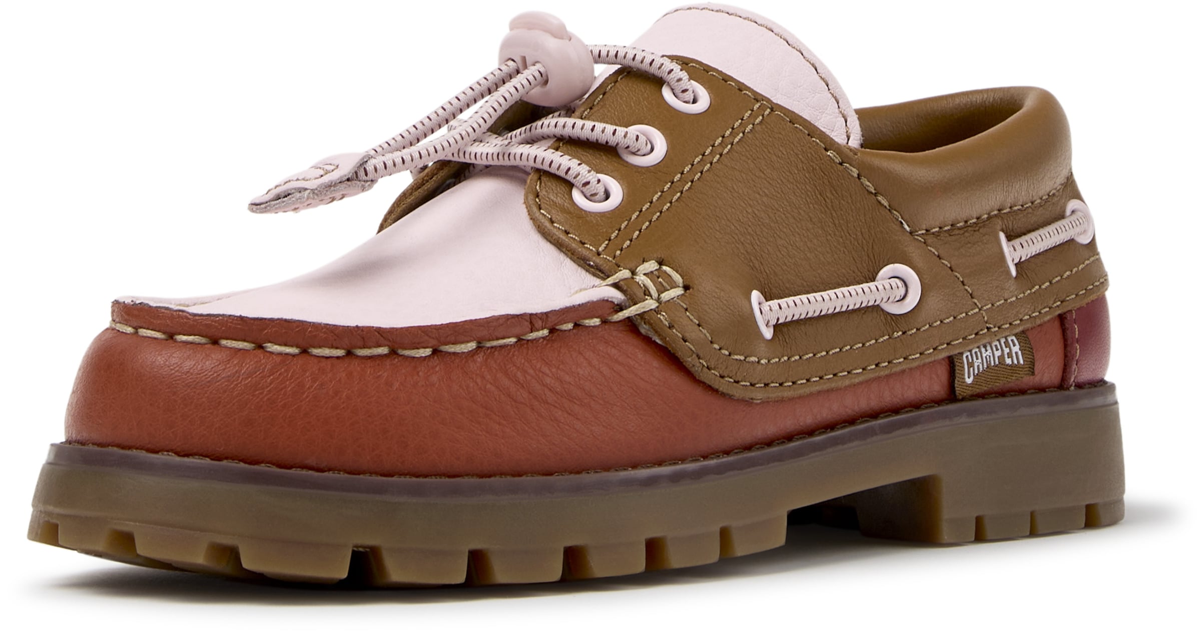 CAMPER Sneaker ' Compas Twins ' in Braun: Vorderseite