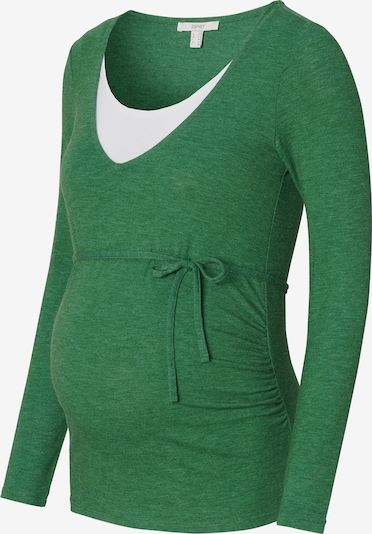 Esprit Maternity T-shirt en vert gazon / blanc, Vue avec produit