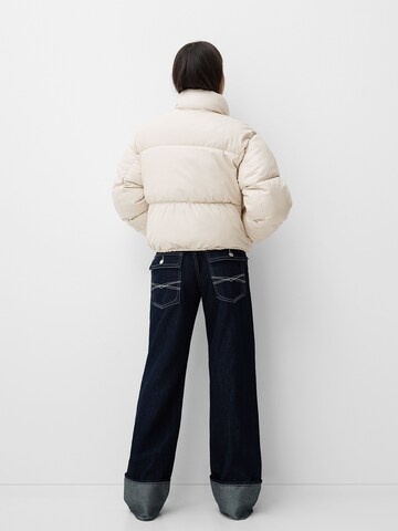 Veste mi-saison Bershka en beige