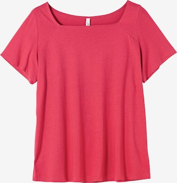 T-shirt SHEEGO en rose : devant