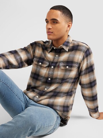 LEVI'S ® Comfort fit Koszula 'Jackson Worker' w kolorze beżowy