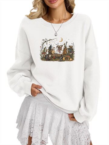 GORHEY Sweatshirt in White: front