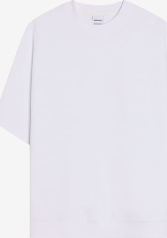 Bershka Sweatshirt in White: front