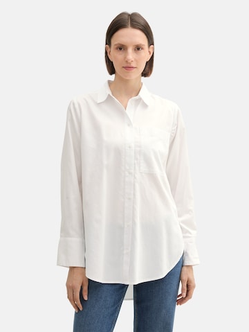 TOM TAILOR Blouse in White: front