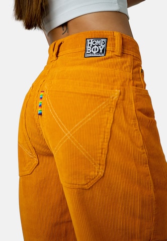 HOMEBOY Wide leg Broek 'Monster' in Oranje