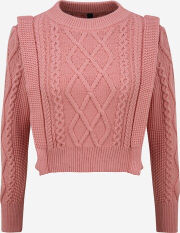 Y.A.S Petite Pullover in Pink: front