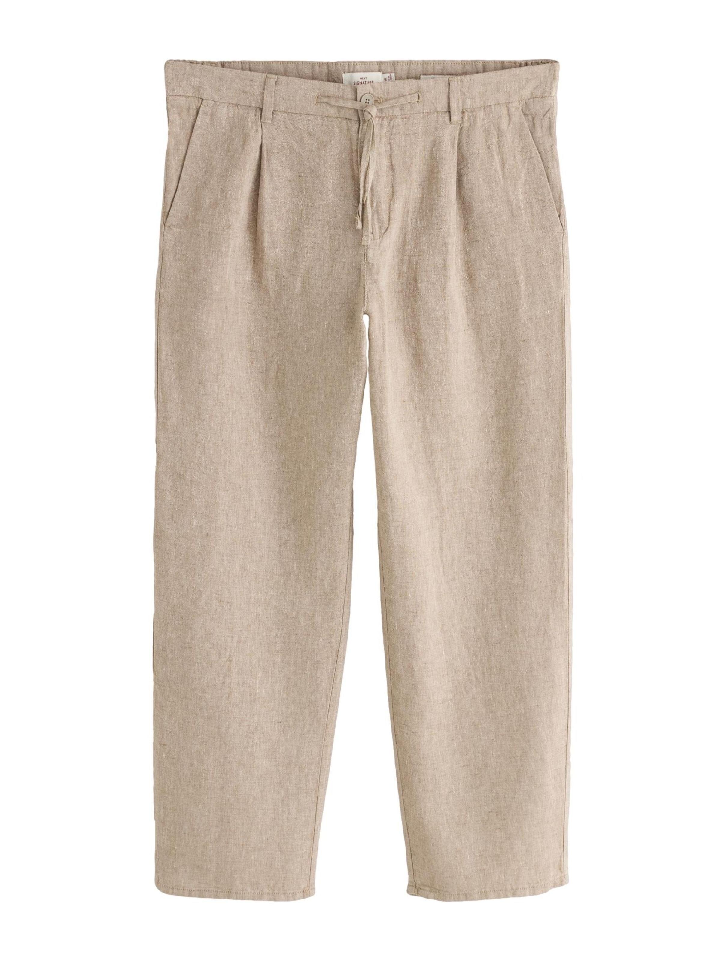 Loosefit Pantalon à pince Next en marron : devant