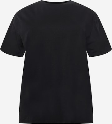 Cotton On Curve T-Shirt in Schwarz: front