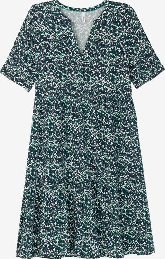 SHEEGO Sommerkleid in grün / dunkelgrün / weiß, Produktansicht