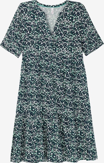 SHEEGO Sommerkleid in grün / dunkelgrün / weiß, Produktansicht