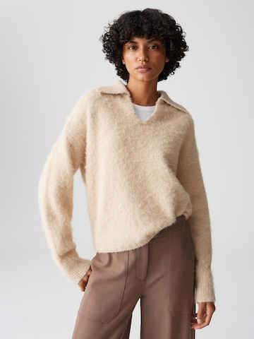 OPUS Sweter 'Pelsie' w kolorze beżowy: przód