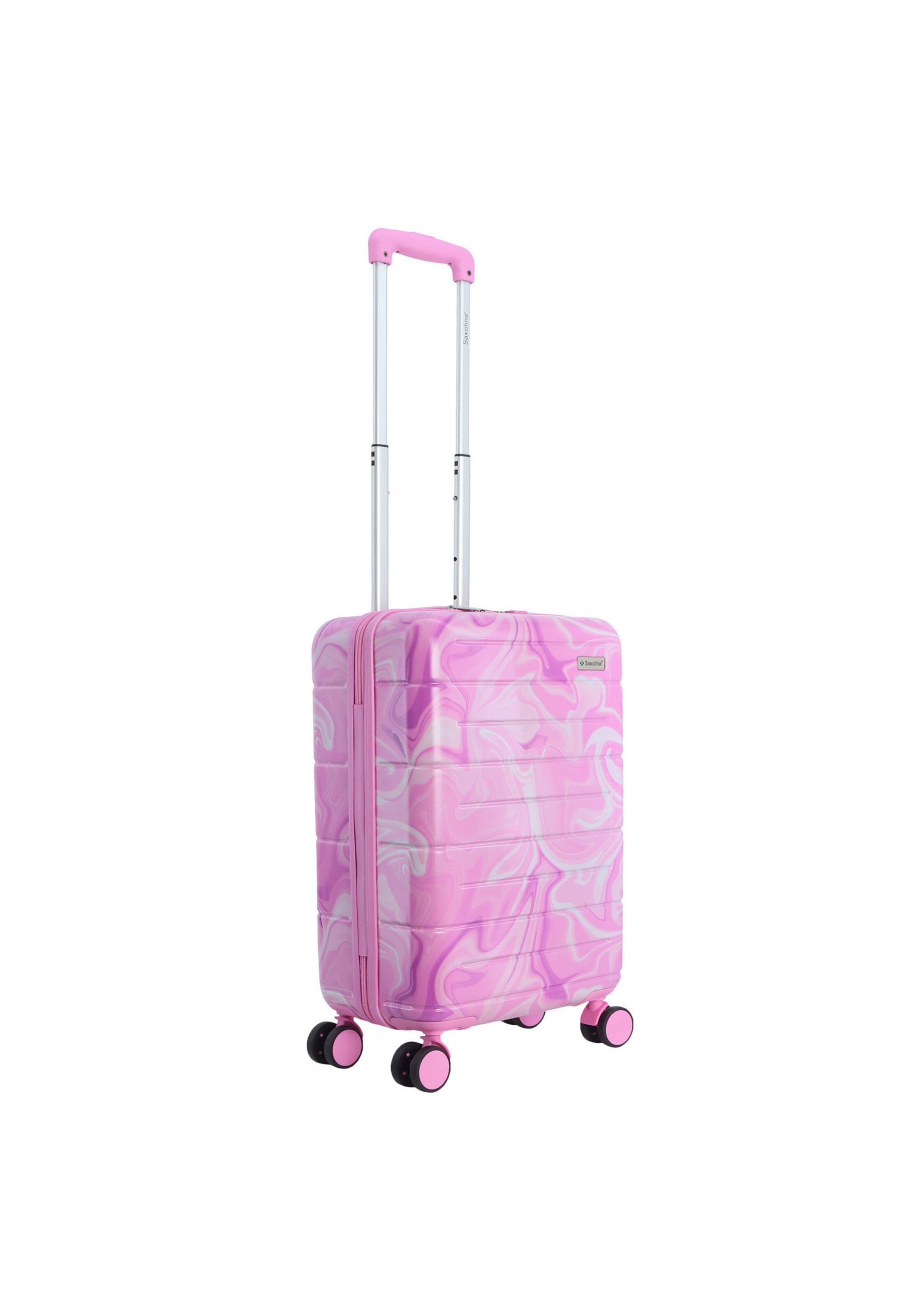 Saxoline Suitcase 'Splash' in Pink