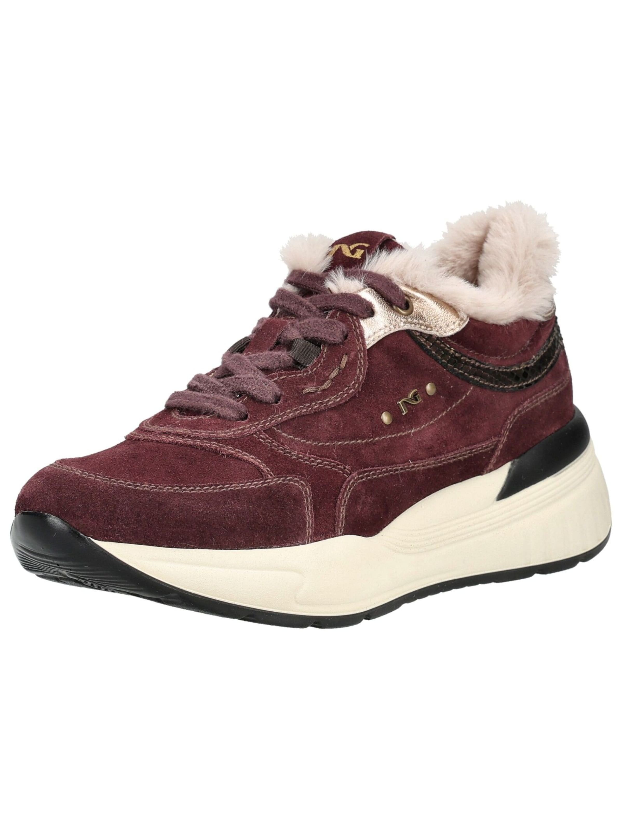 Nero Giardini Platform trainers in Red: front