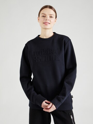 Rukka - Sweatshirt de desporto 'YLISIPPOLA' em preto: frente