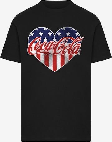 T-Shirt 'Coca Cola Americana' F4NT4STIC en noir : devant