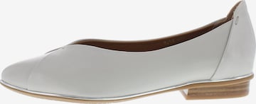 Everybody Ballet Flats 'BETA - Ballerina mit V-Ausschnitt' in Grey: front