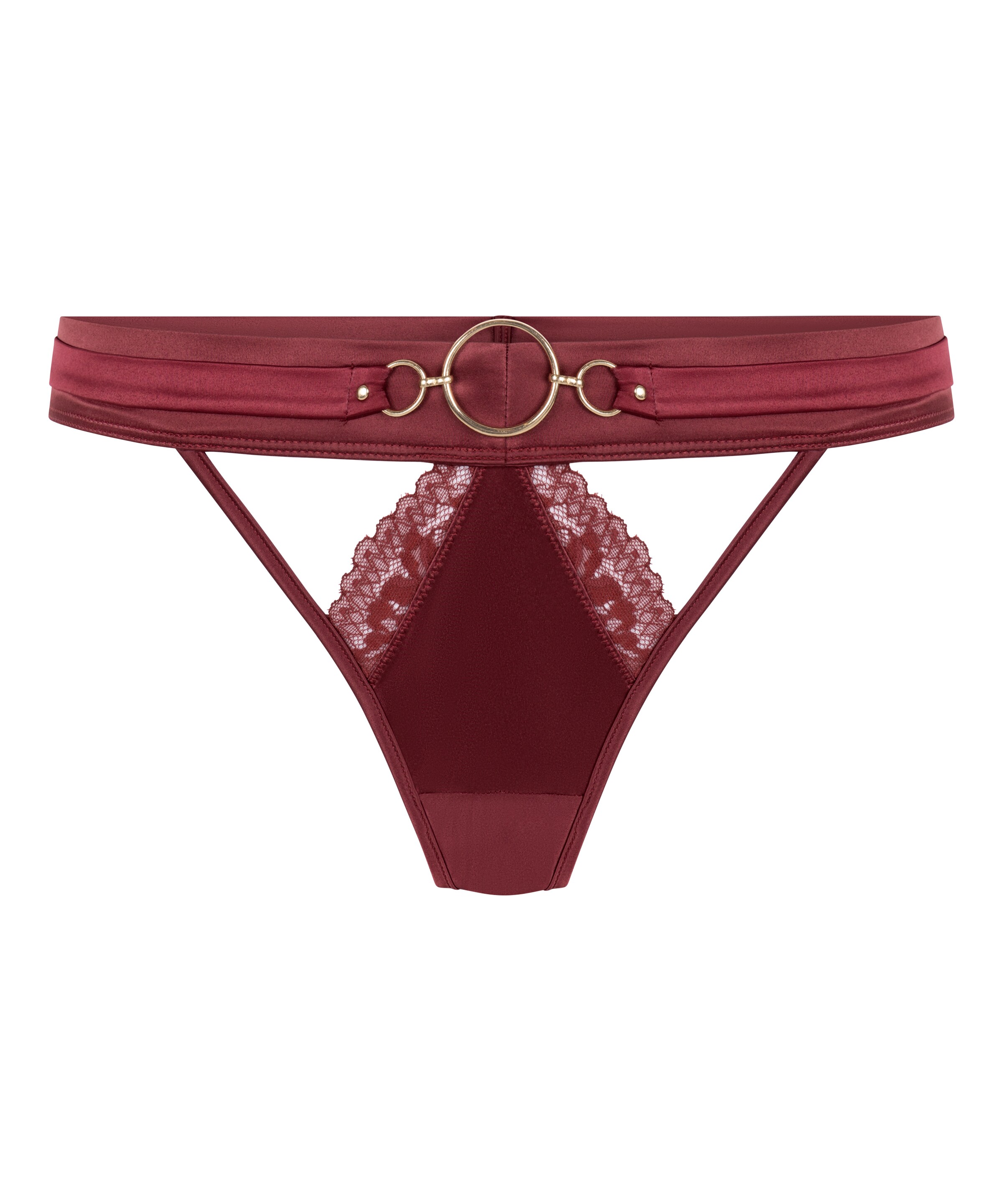 Hunkemöller String en rouge, Vue avec produit