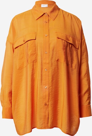NÜMPH - Blusa 'ELINAM' en naranja: frente