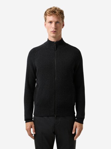 BOGNER Strickjacke 'Dexter' in Schwarz: Vorderseite