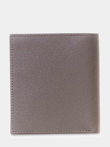 GUESS Portemonnaie 'Mito Saffiano' in Braun