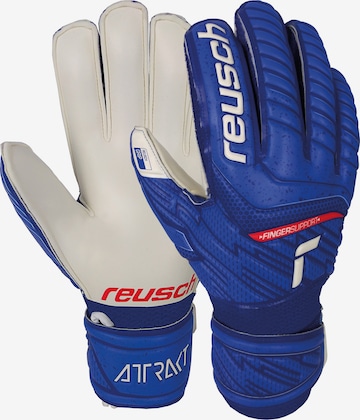 REUSCH Athletic Gloves in Blue