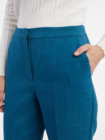 Orsay Regular Pleated Pants in Blue