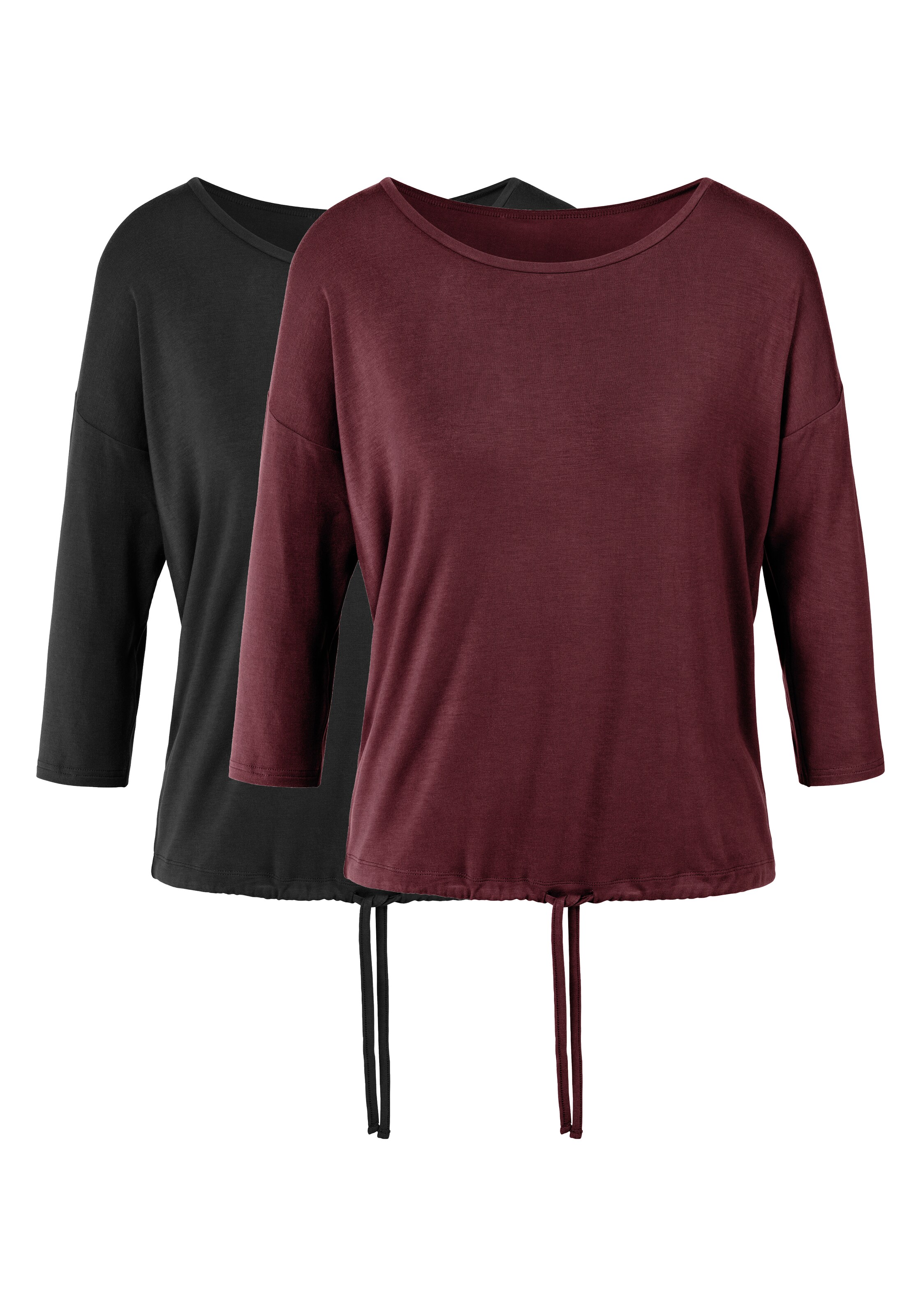 LASCANA Shirt in Rot: Vorderseite