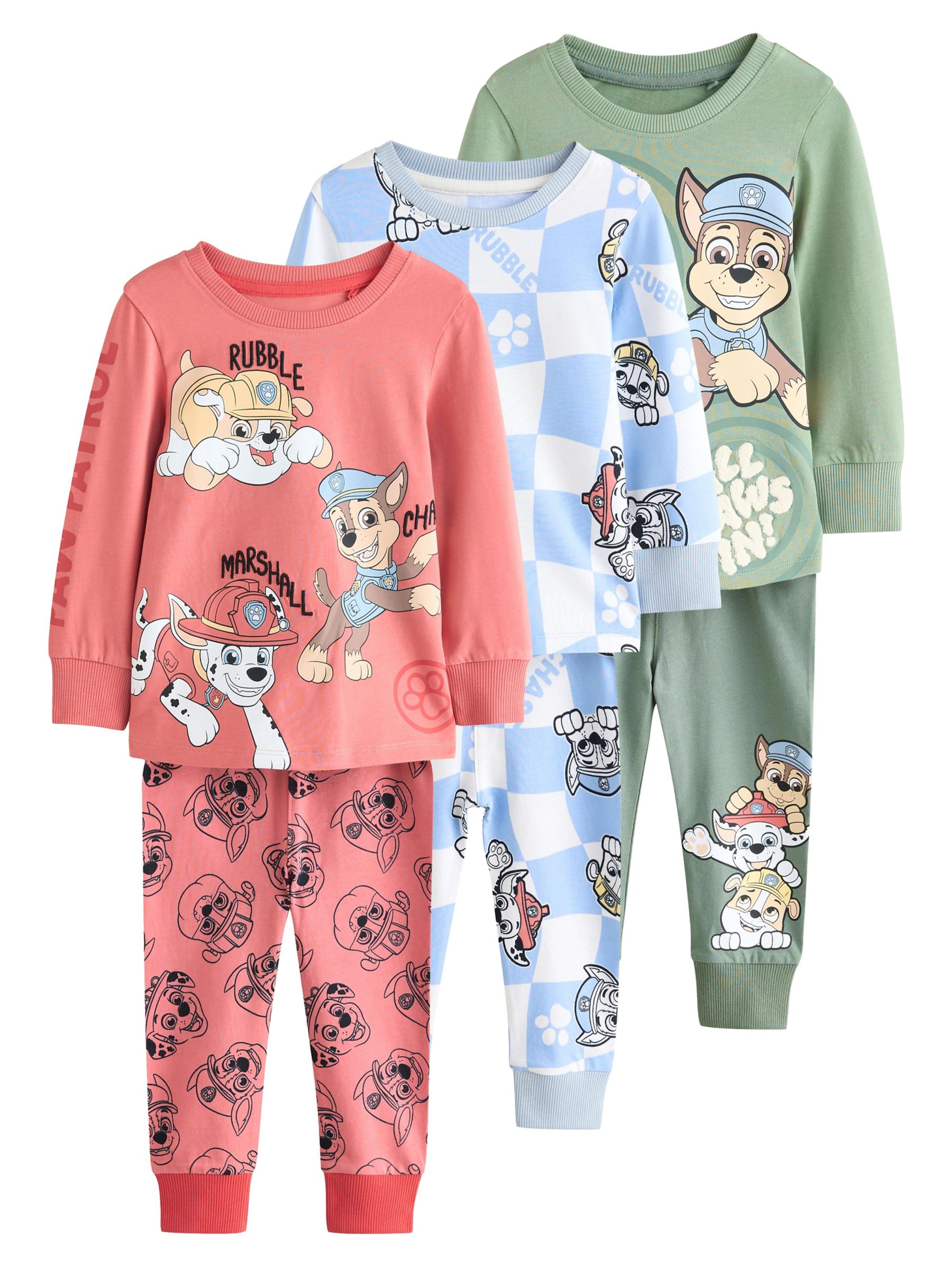 Next Комплект пижама 'Snuggle' в синьо: отпред