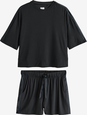 NextPidžama - crna boja: prednji dio